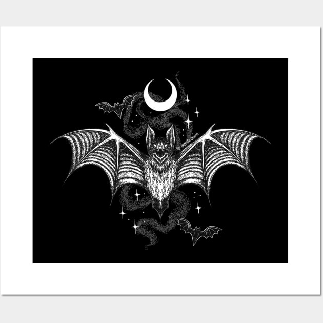Vampire Bat Wall Art by Mystic Heart